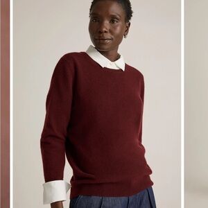 Cashmere Burgundy Sweater